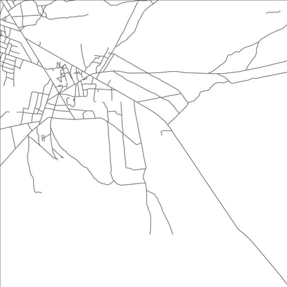 ROAD MAP OF SIKONGE, TANZANIA BY MAPBAKES