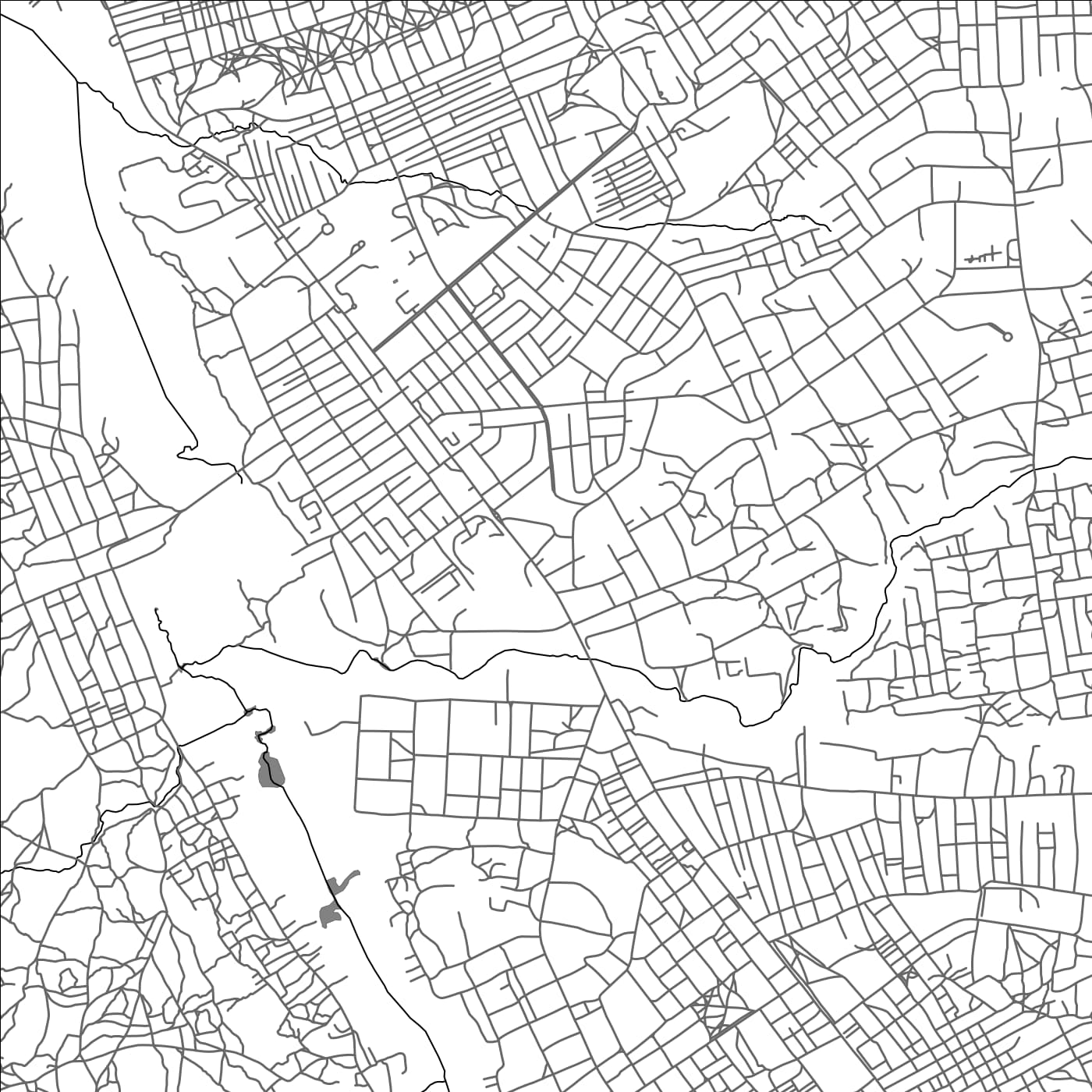 ROAD MAP OF SUMBAWANGA, TANZANIA BY MAPBAKES