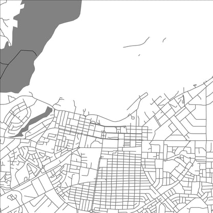 ROAD MAP OF TANGA, TANZANIA BY MAPBAKES