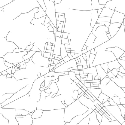 ROAD MAP OF VWAWA, TANZANIA BY MAPBAKES