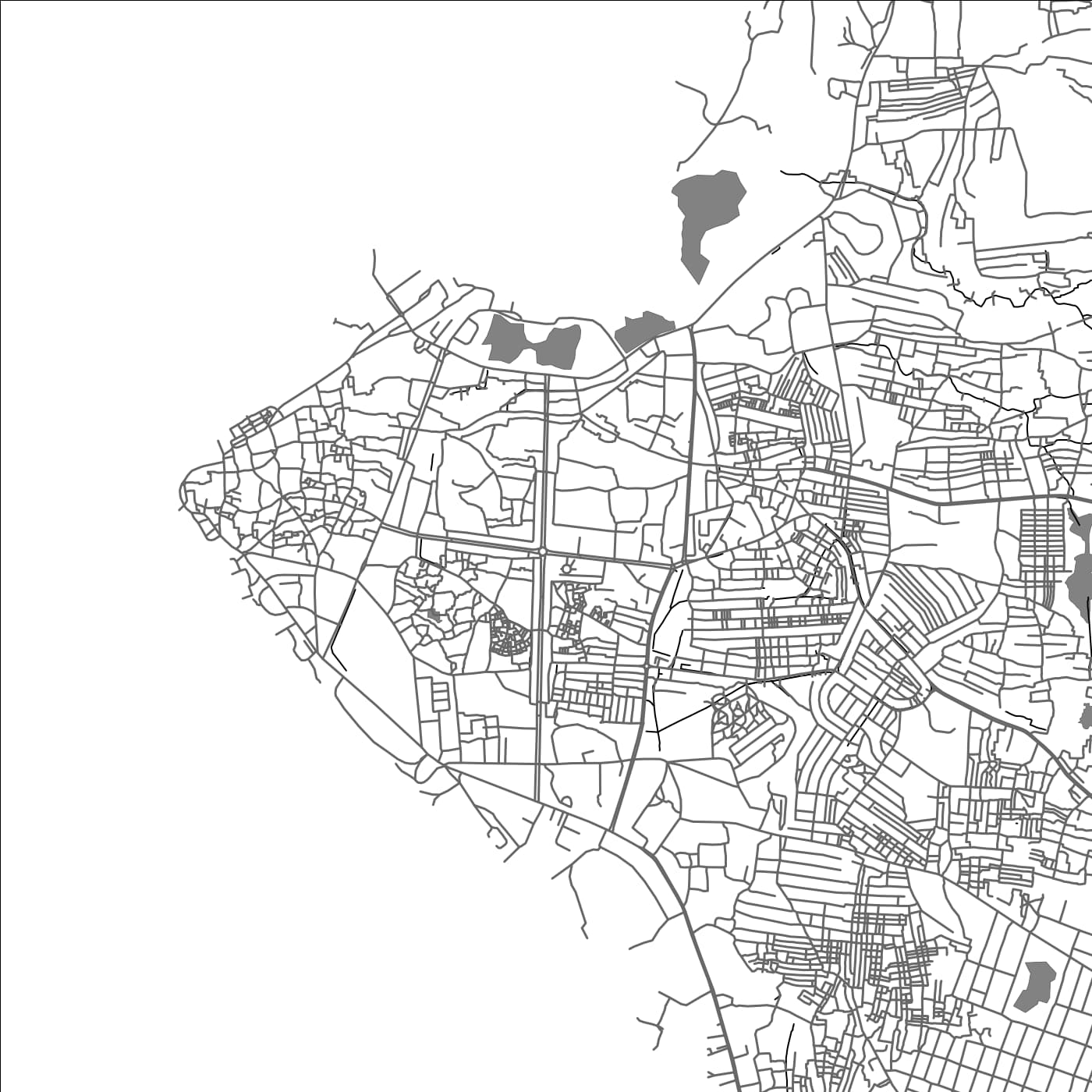 ROAD MAP OF ZANZIBAR, TANZANIA BY MAPBAKES