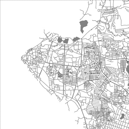 ROAD MAP OF ZANZIBAR, TANZANIA BY MAPBAKES