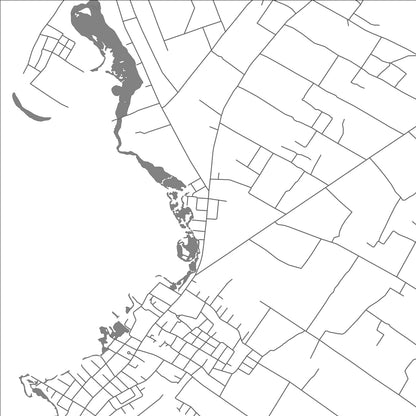 ROAD MAP OF HOI, TONGA BY MAPBAKES