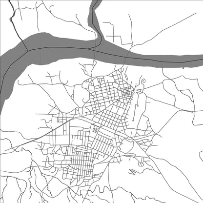 ROAD MAP OF AK’ORDAT, ERITREA BY MAPBAKES