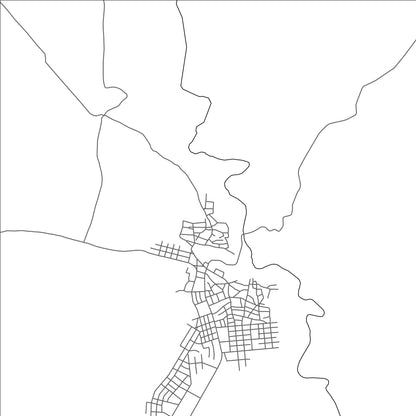 ROAD MAP OF DBARWA, ERITREA BY MAPBAKES