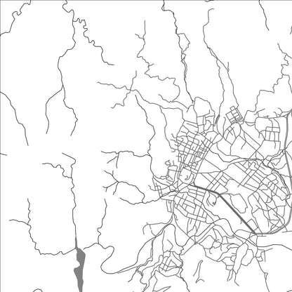 ROAD MAP OF GHINDA’E, ERITREA BY MAPBAKES