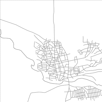 ROAD MAP OF GWELEJ, ERITREA BY MAPBAKES