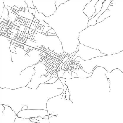 ROAD MAP OF ABIY ADI, ETHIOPIA BY MAPBAKES