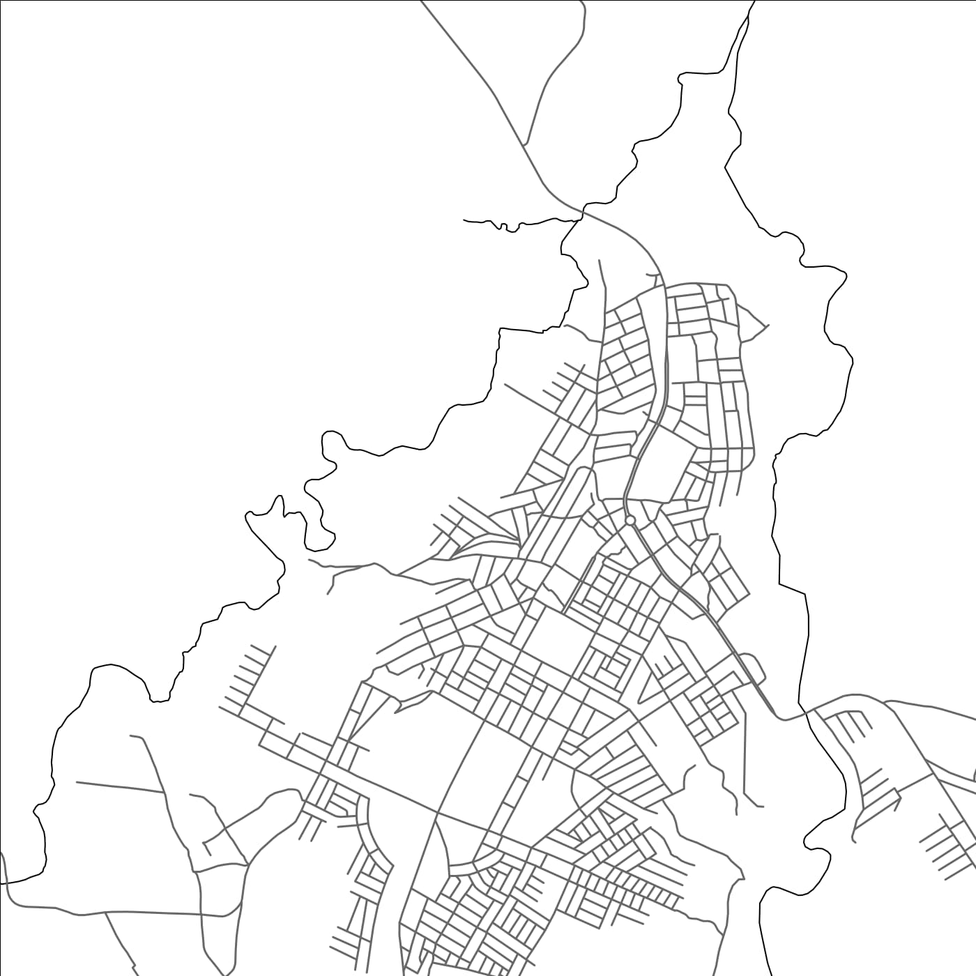 ROAD MAP OF ADET, ETHIOPIA BY MAPBAKES