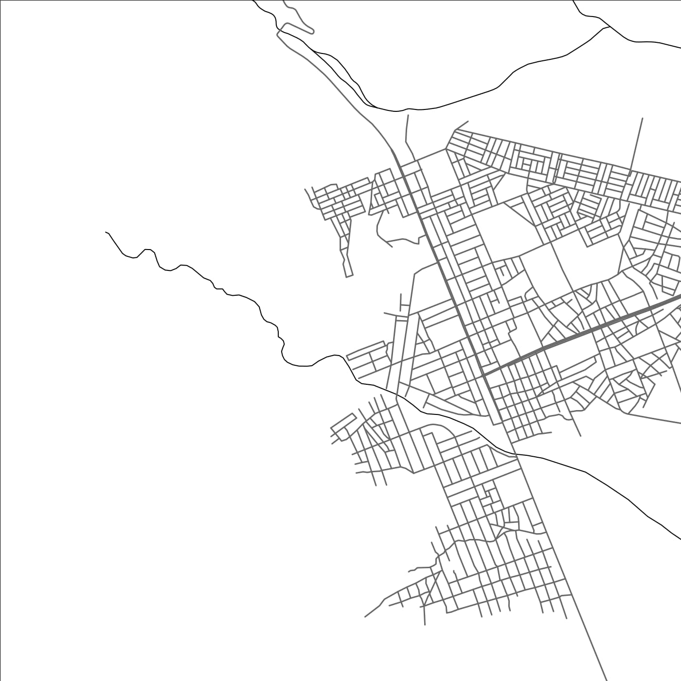 ROAD MAP OF ALAMAT'A, ETHIOPIA BY MAPBAKES