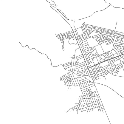 ROAD MAP OF ALAMAT'A, ETHIOPIA BY MAPBAKES