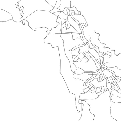 ROAD MAP OF BONGA, ETHIOPIA BY MAPBAKES