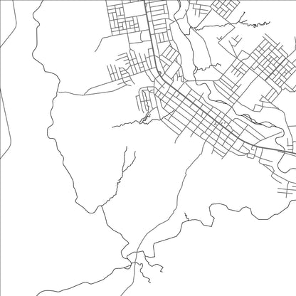 ROAD MAP OF CHAGNE, ETHIOPIA BY MAPBAKES