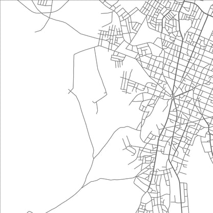 ROAD MAP OF DEBRE MARK'OS, ETHIOPIA BY MAPBAKES