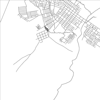 ROAD MAP OF DEMBECHA, ETHIOPIA BY MAPBAKES