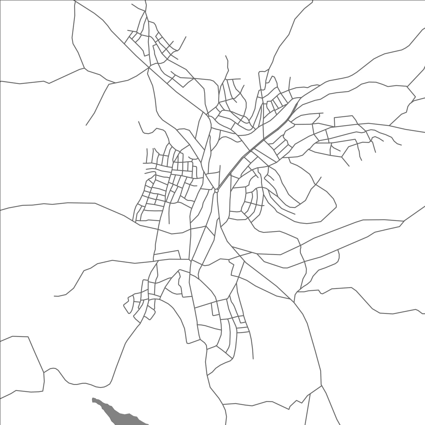 ROAD MAP OF DEMBI DOLO, ETHIOPIA BY MAPBAKES