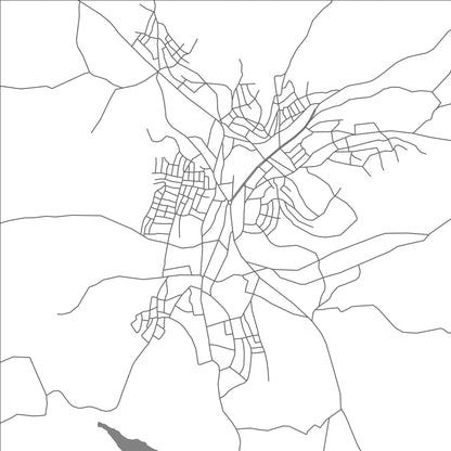 ROAD MAP OF DEMBI DOLO, ETHIOPIA BY MAPBAKES