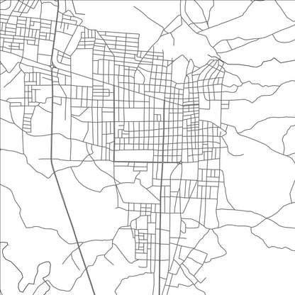 ROAD MAP OF DILA, ETHIOPIA BY MAPBAKES