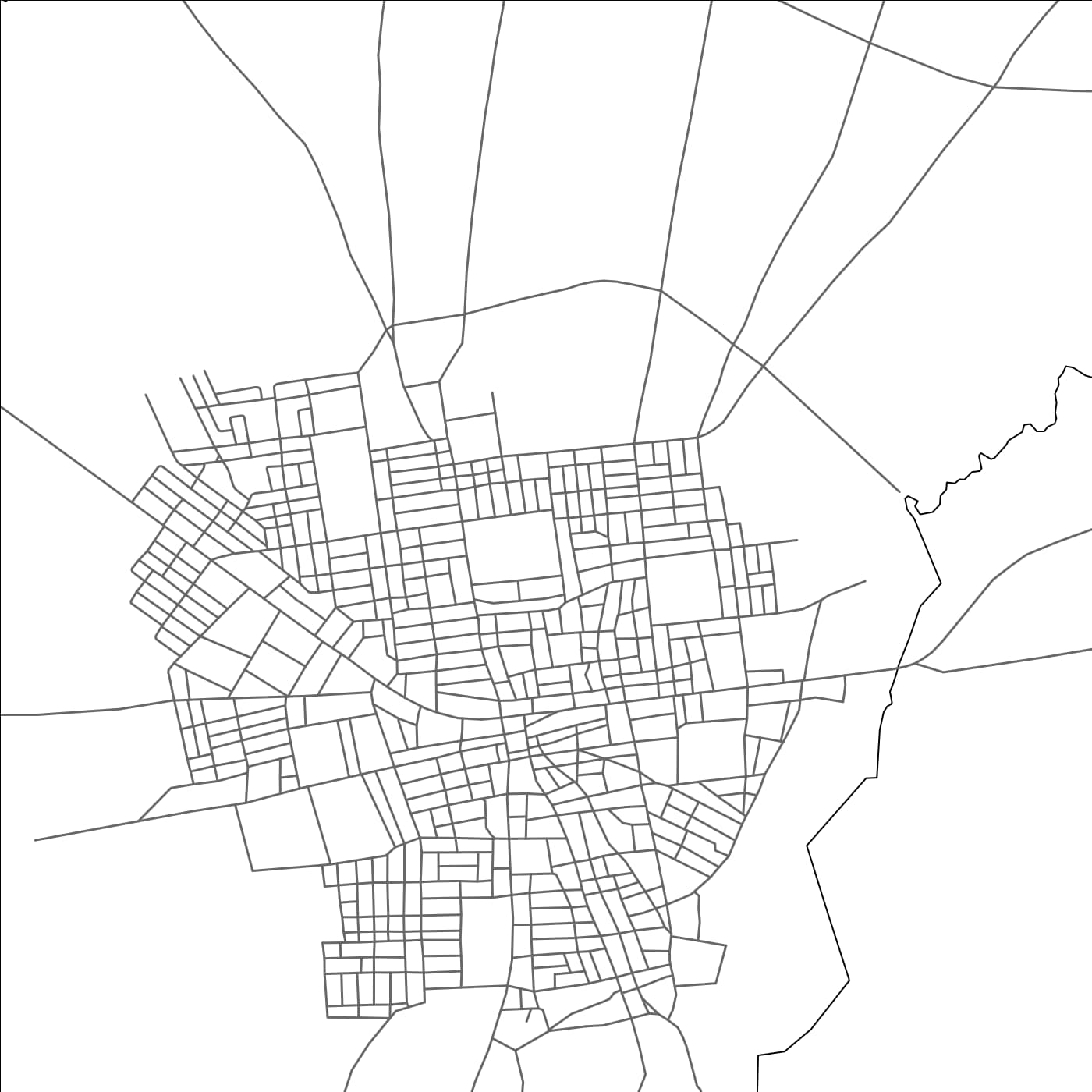 ROAD MAP OF DODOLA, ETHIOPIA BY MAPBAKES