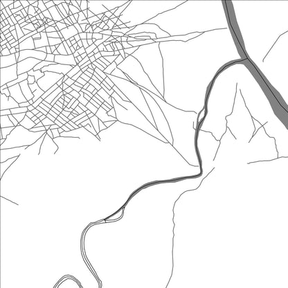 ROAD MAP OF DOLO ODO, ETHIOPIA BY MAPBAKES