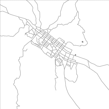 ROAD MAP OF FUNYAN BIRA, ETHIOPIA BY MAPBAKES