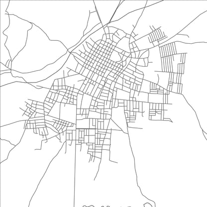 ROAD MAP OF KOBO, ETHIOPIA BY MAPBAKES