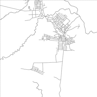 ROAD MAP OF KOREM, ETHIOPIA BY MAPBAKES