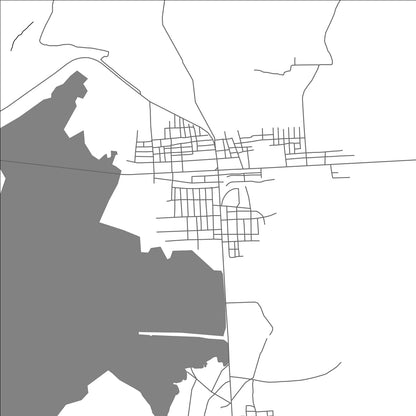 ROAD MAP OF METAHARA, ETHIOPIA BY MAPBAKES