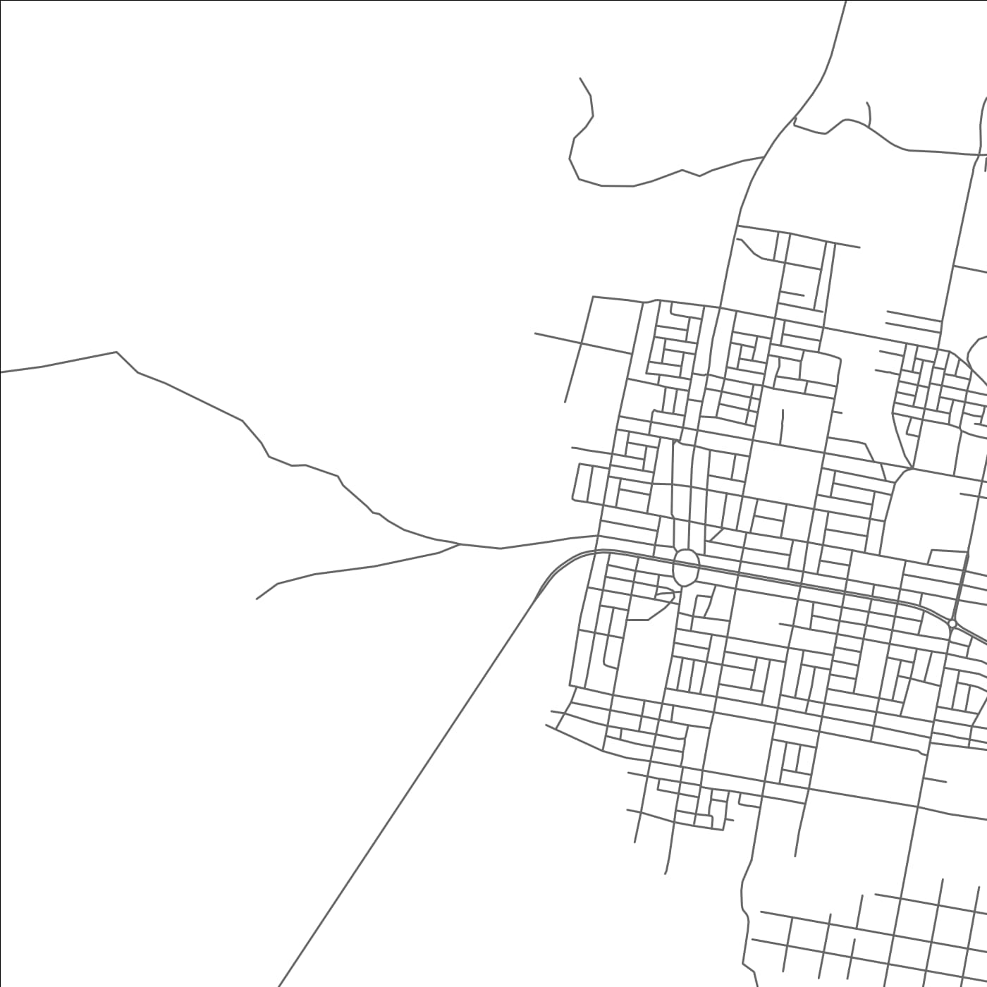 ROAD MAP OF MOTA, ETHIOPIA BY MAPBAKES