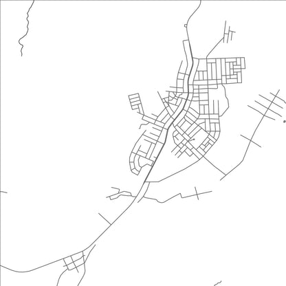 ROAD MAP OF NEFAS MEWCH'A, ETHIOPIA BY MAPBAKES