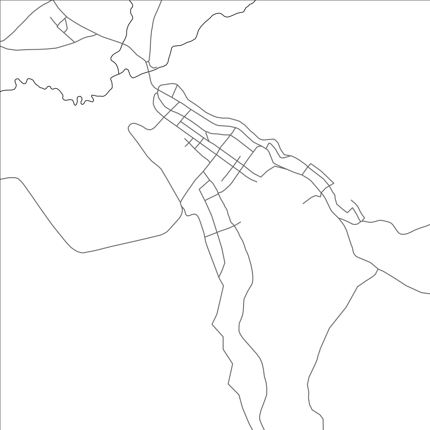 ROAD MAP OF NEJO, ETHIOPIA BY MAPBAKES