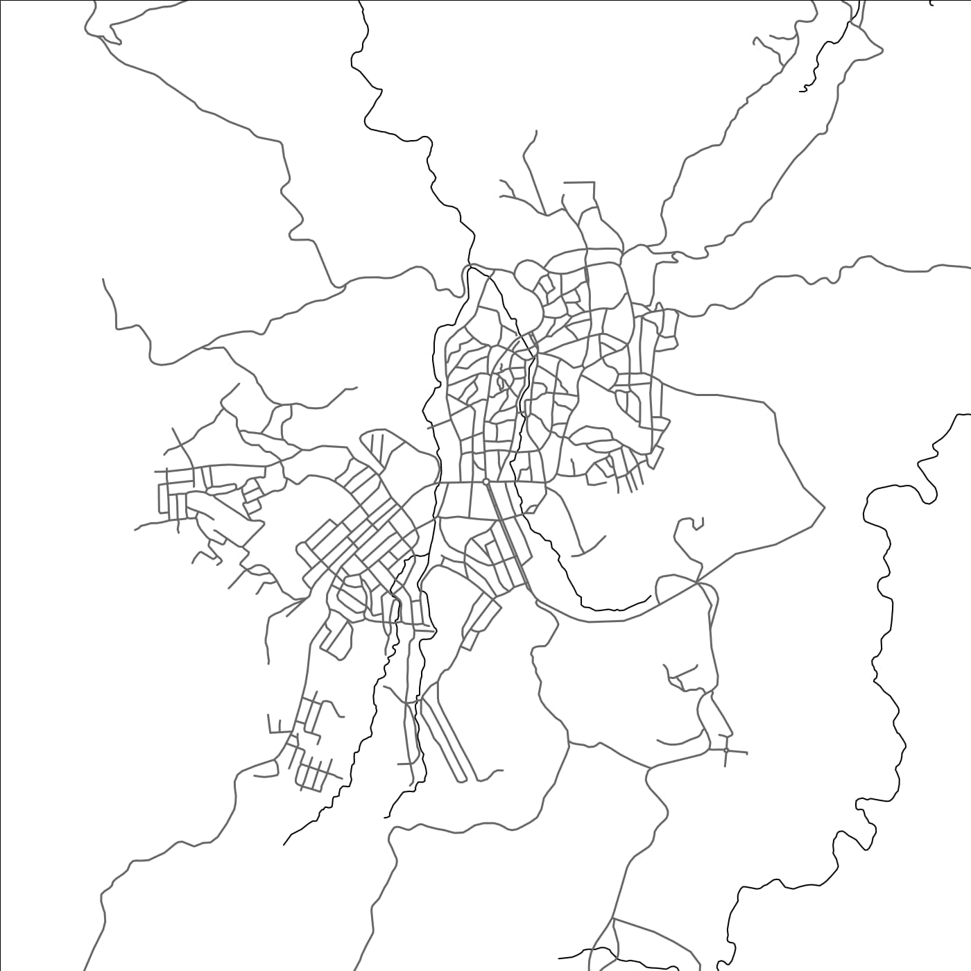 ROAD MAP OF SEK'OT'A, ETHIOPIA BY MAPBAKES