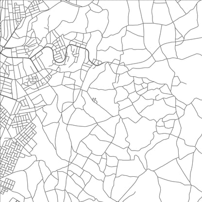 ROAD MAP OF SODO, ETHIOPIA BY MAPBAKES