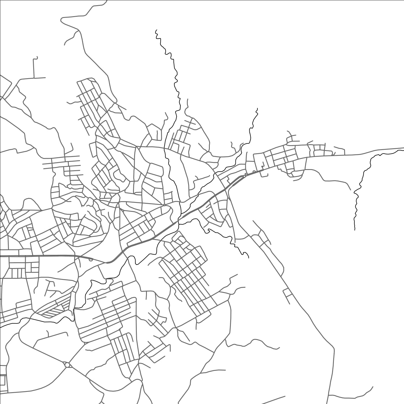 ROAD MAP OF WELDIYA, ETHIOPIA BY MAPBAKES