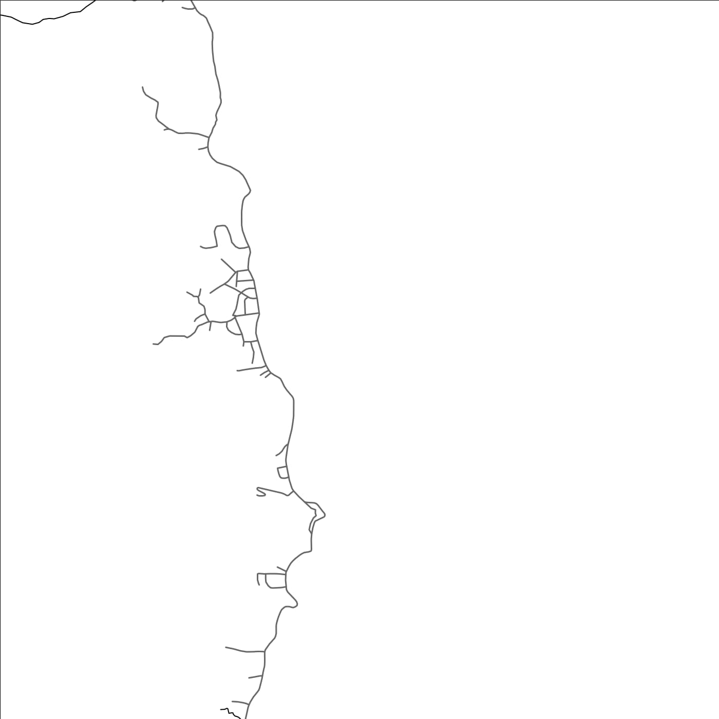 ROAD MAP OF LEVUKA, FIJI BY MAPBAKES