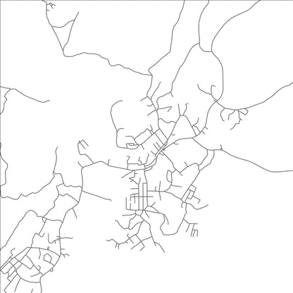 ROAD MAP OF ABOSO, GHANA BY MAPBAKES