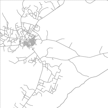 ROAD MAP OF BECHEM, GHANA BY MAPBAKES