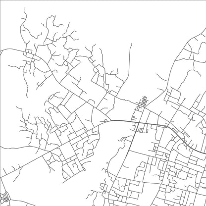 ROAD MAP OF DOMAA AHENKRO, GHANA BY MAPBAKES