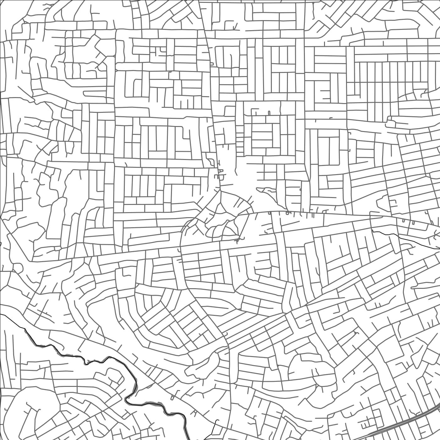 ROAD MAP OF GBAWE, GHANA BY MAPBAKES