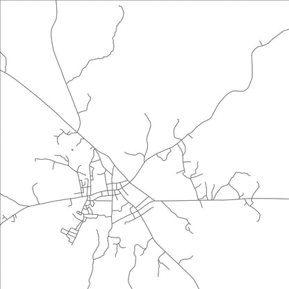 ROAD MAP OF NYAKROM, GHANA BY MAPBAKES