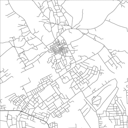 ROAD MAP OF ODUMASE, GHANA BY MAPBAKES