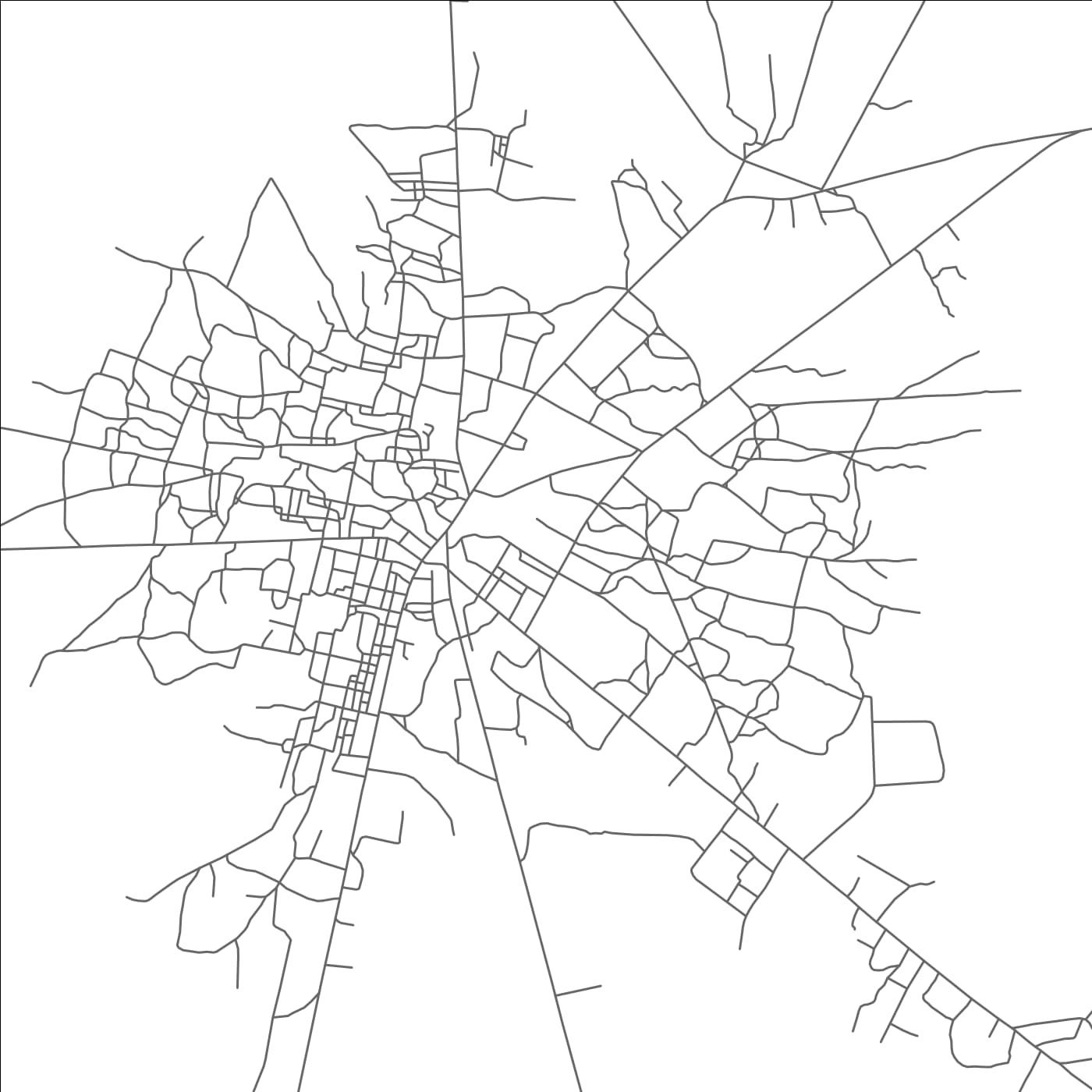 ROAD MAP OF SALAGA, GHANA BY MAPBAKES