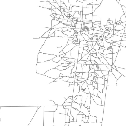 ROAD MAP OF SAVELUGU, GHANA BY MAPBAKES