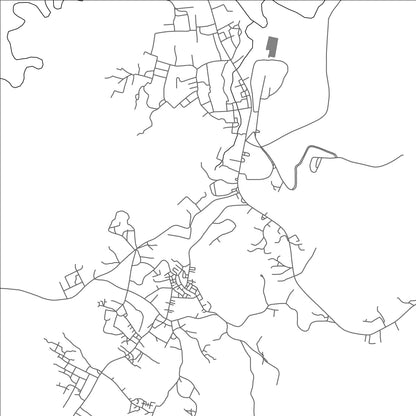 ROAD MAP OF SEFWI WIAWSO, GHANA BY MAPBAKES