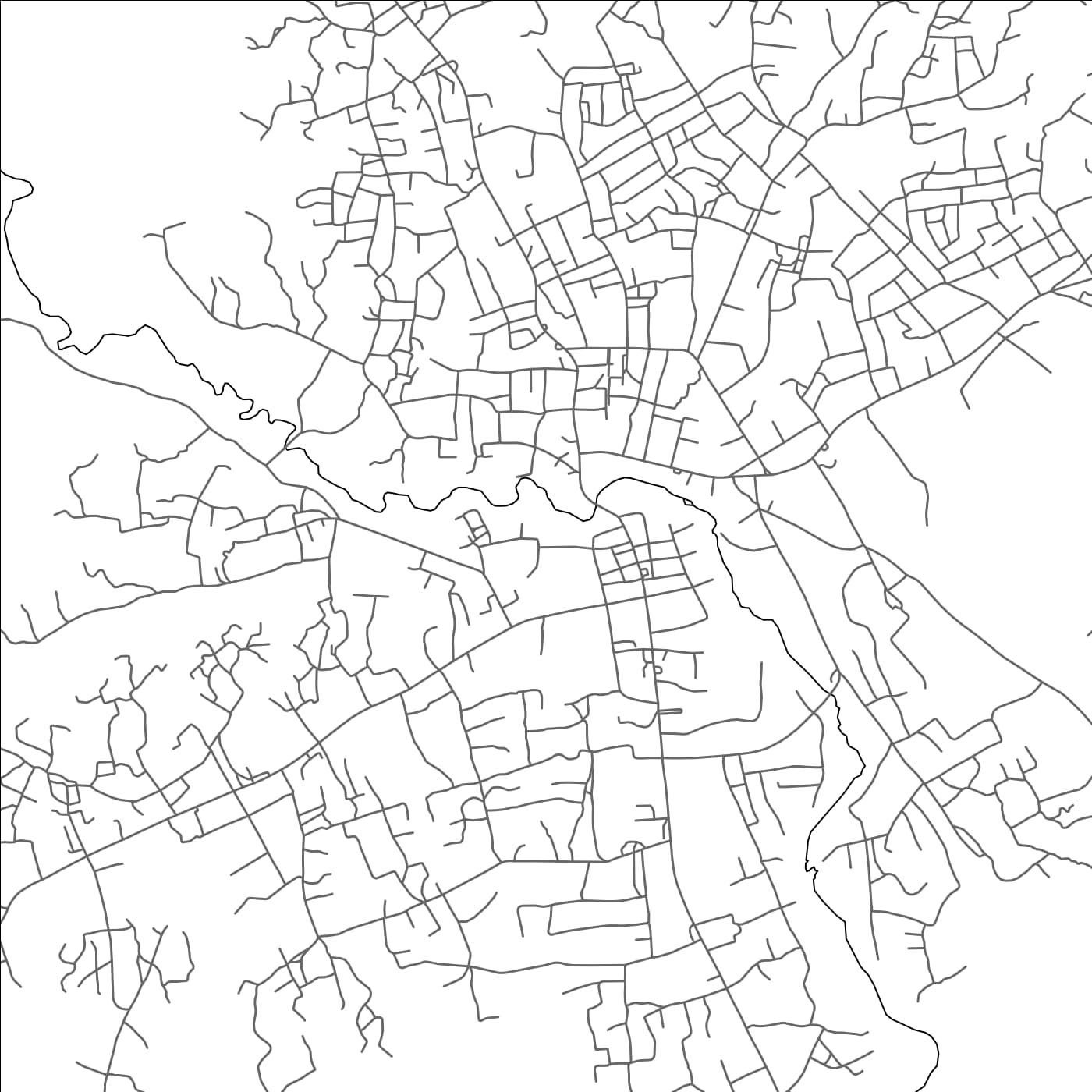 ROAD MAP OF SWEDRU, GHANA BY MAPBAKES