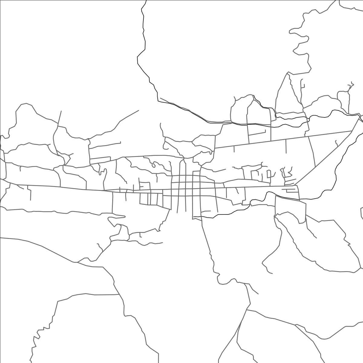 ROAD MAP OF AGUACATAN, GUATEMALA BY MAPBAKES