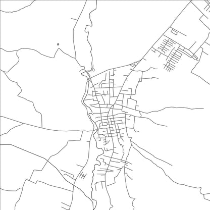 ROAD MAP OF ALOTENANGO, GUATEMALA BY MAPBAKES