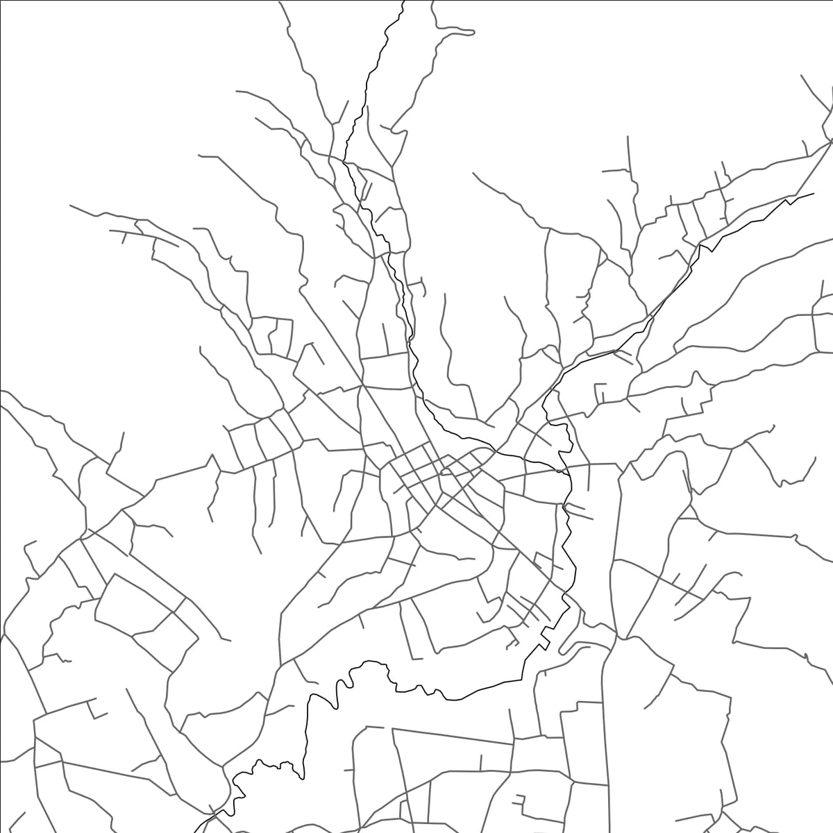 ROAD MAP OF CAJOLA, GUATEMALA BY MAPBAKES