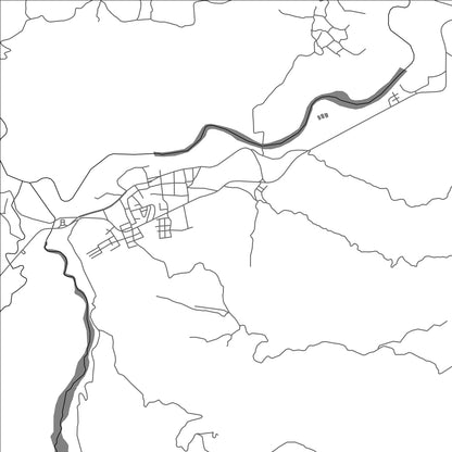 ROAD MAP OF CAMOTAN, GUATEMALA BY MAPBAKES