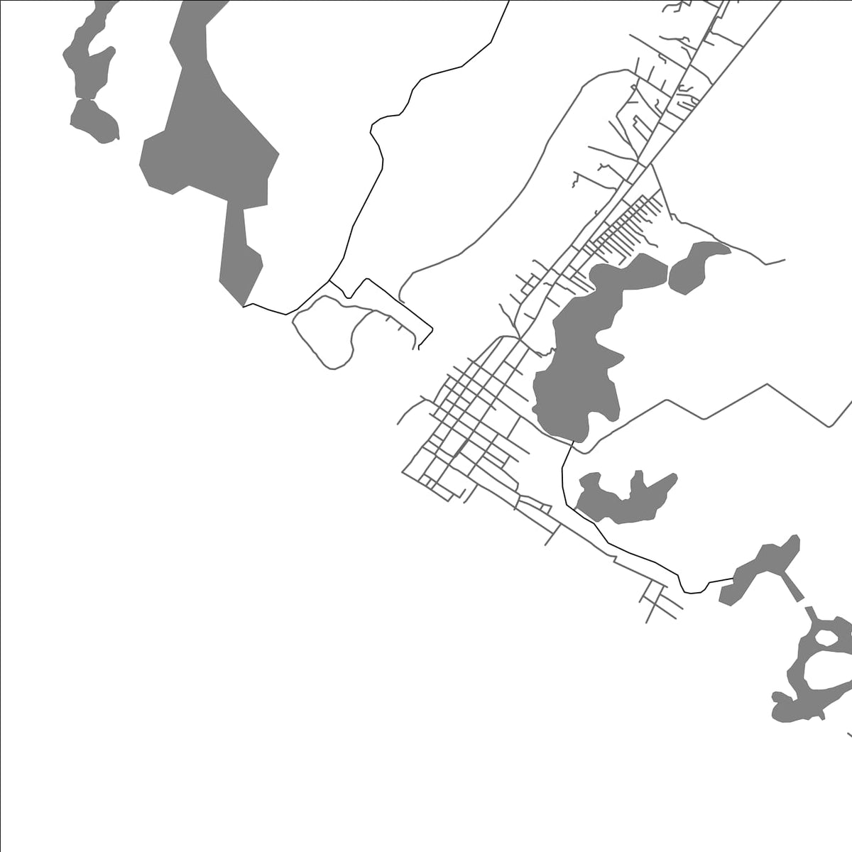 ROAD MAP OF CHAMPERICO, GUATEMALA BY MAPBAKES